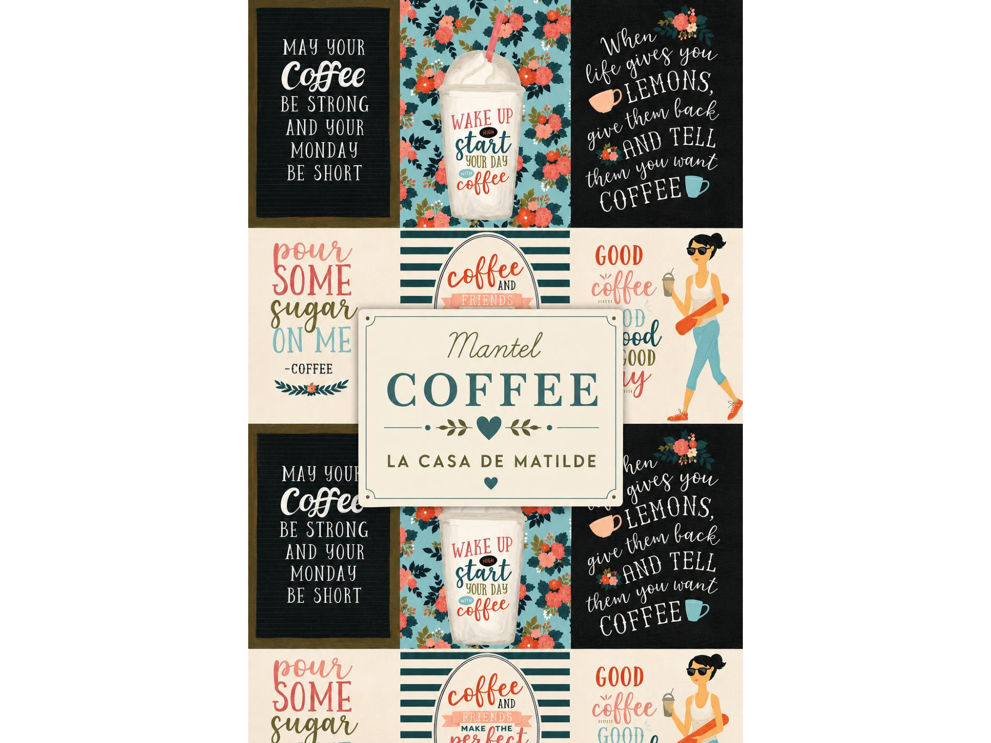 MANTEL COFFEE! 2 METROS