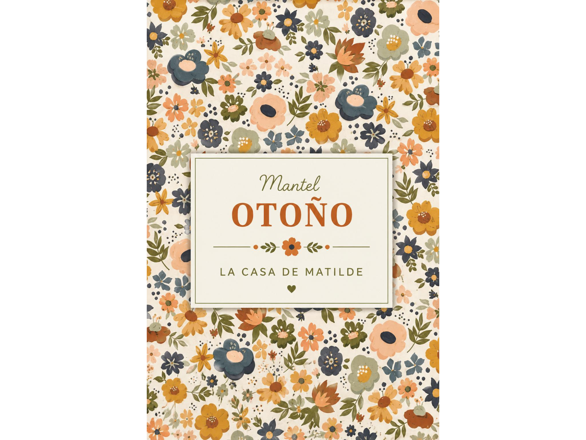 MANTEL OTOÑO! 2 METROS