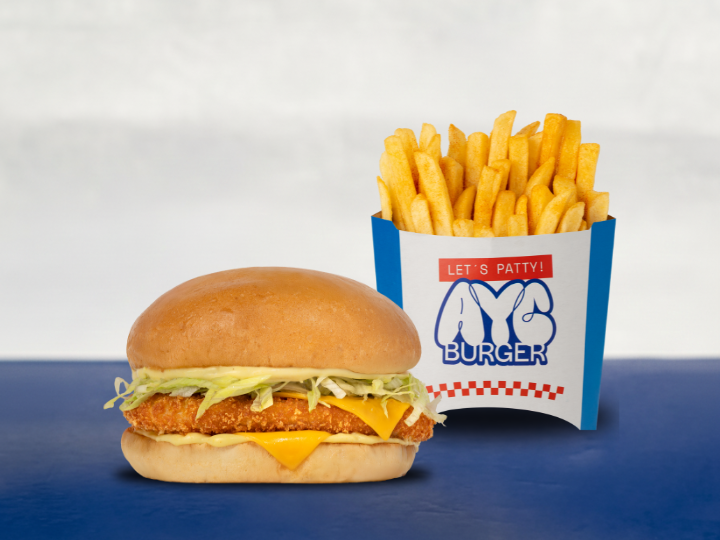 KENTUCKY (Pollo) + PAPAS de AYG Burger, San Nicolás.