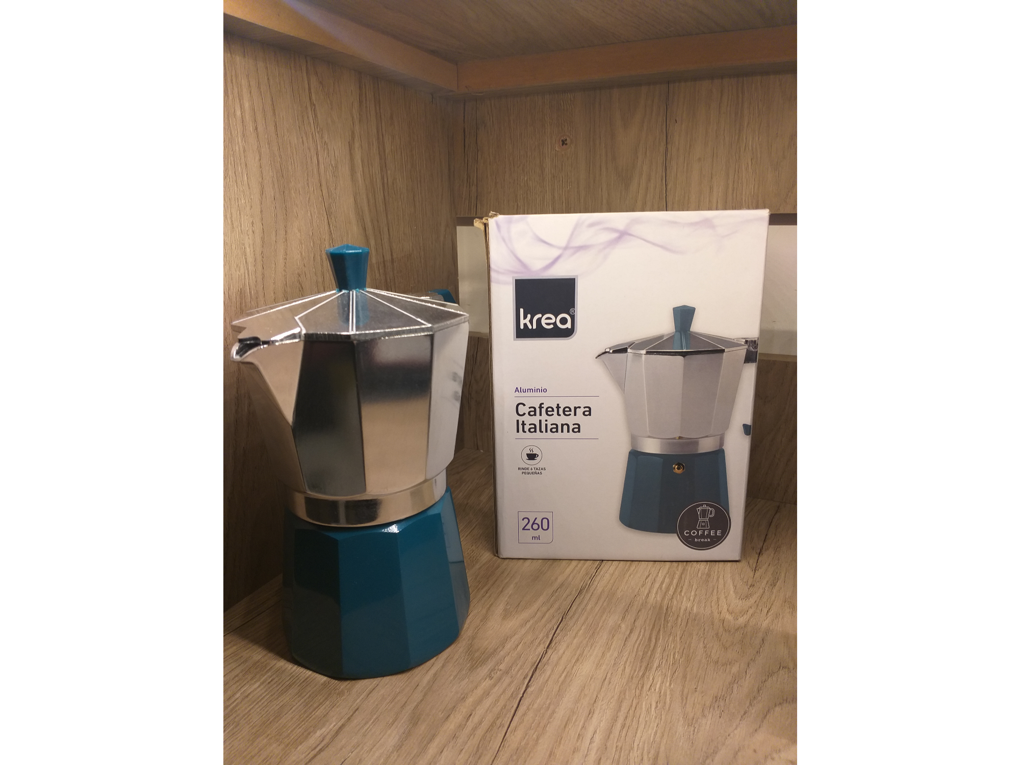 Cafetera ITALIANA 6 tazas