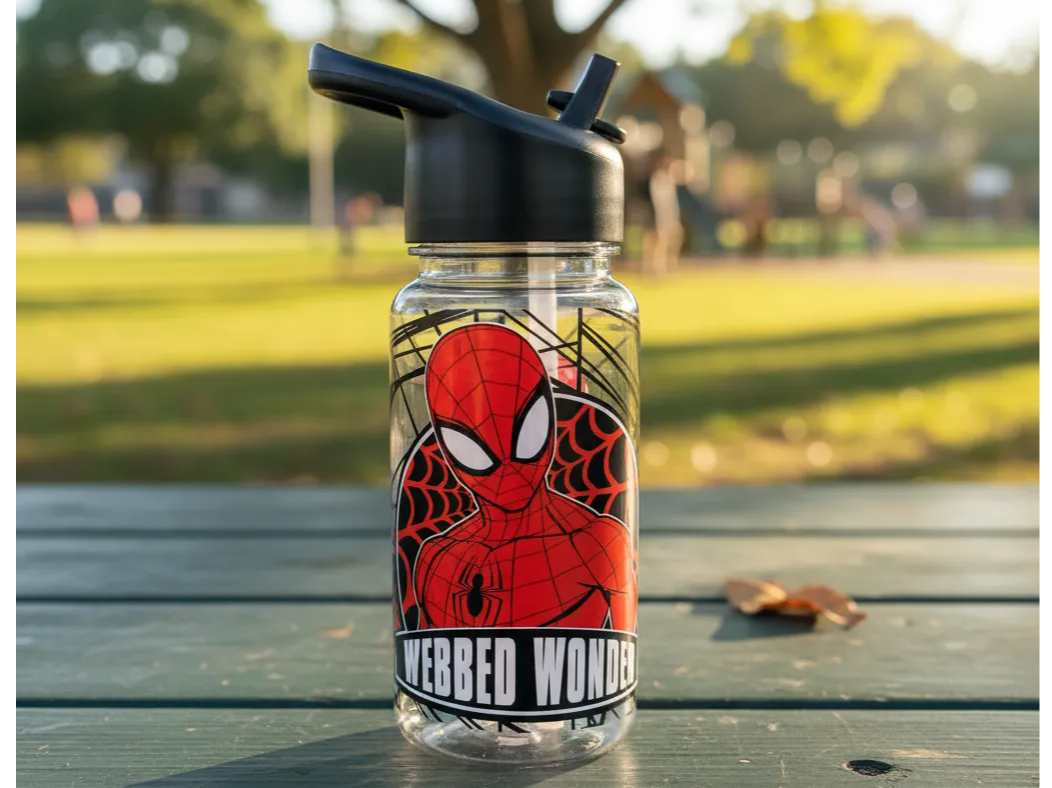 Botella Spiderman Straw Top 500 Ml