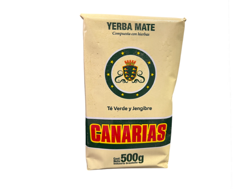 Yerba mate canarias té verde y jengibre