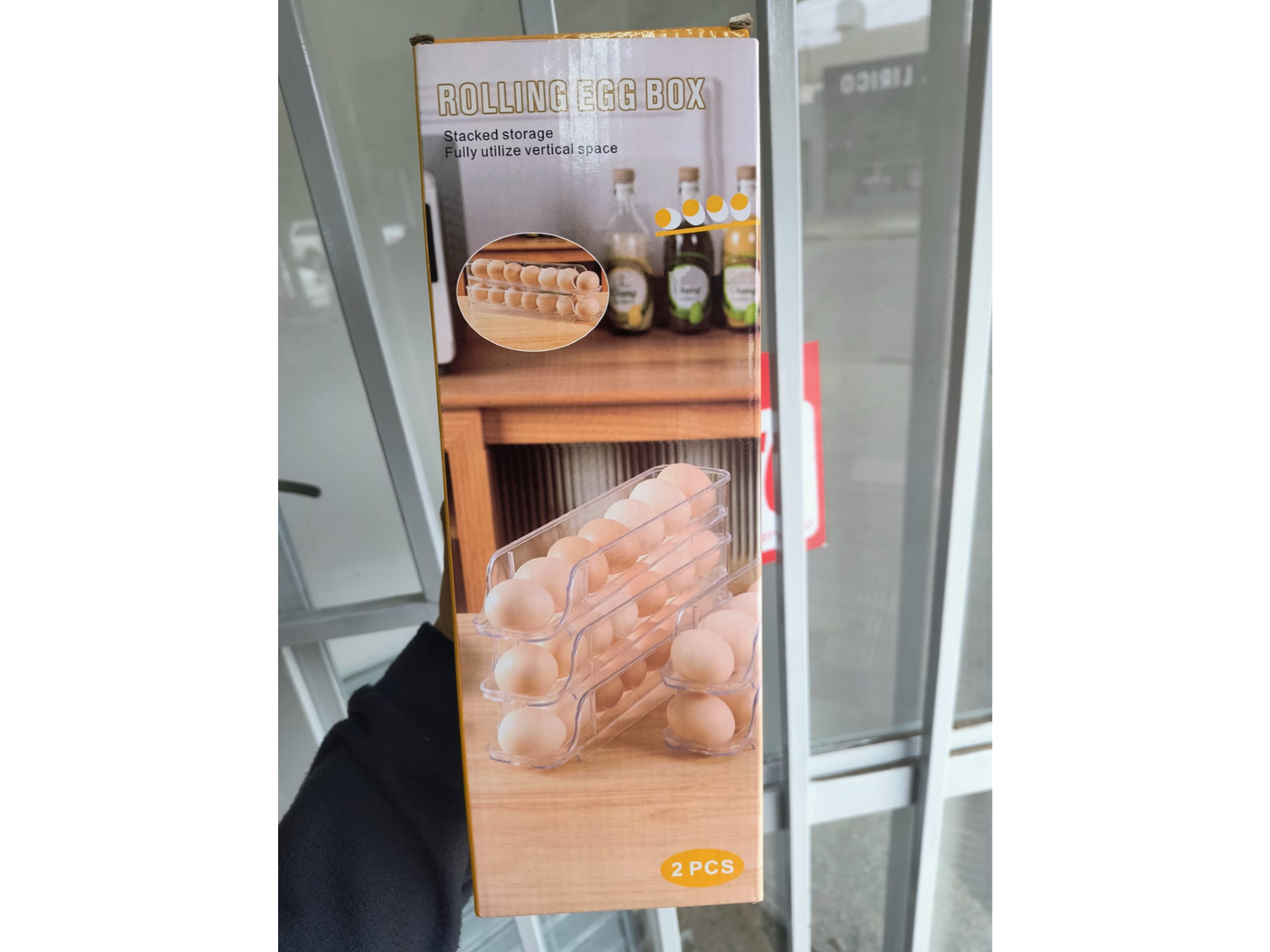 DISPENSER DE HUEVOS 2 PIEZAS