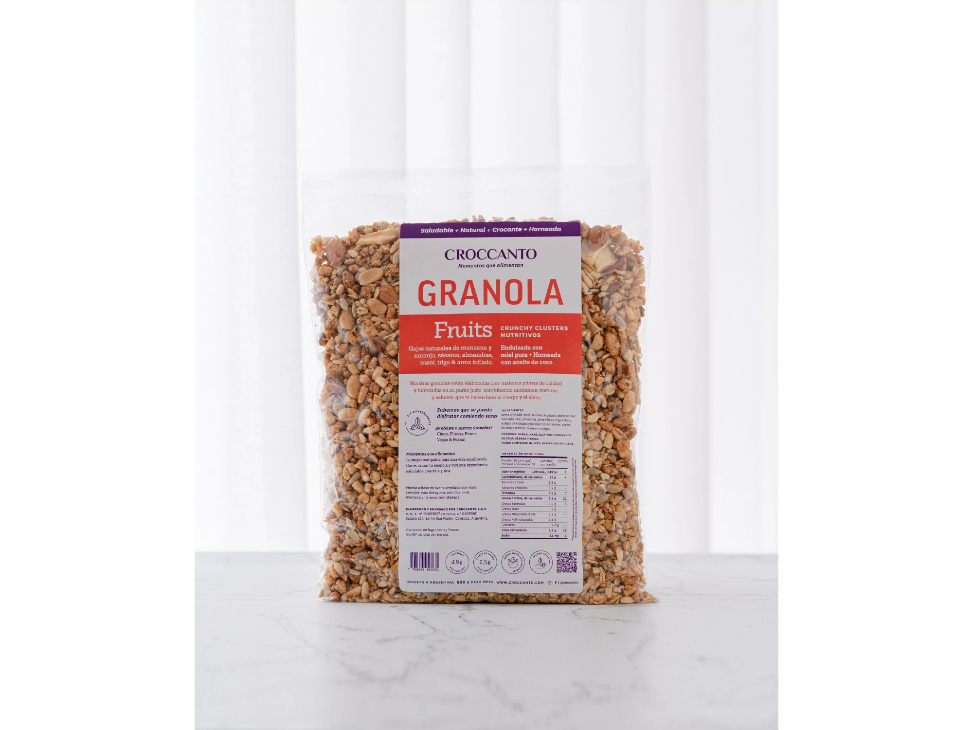GRANOLA FRUITS x 500GR