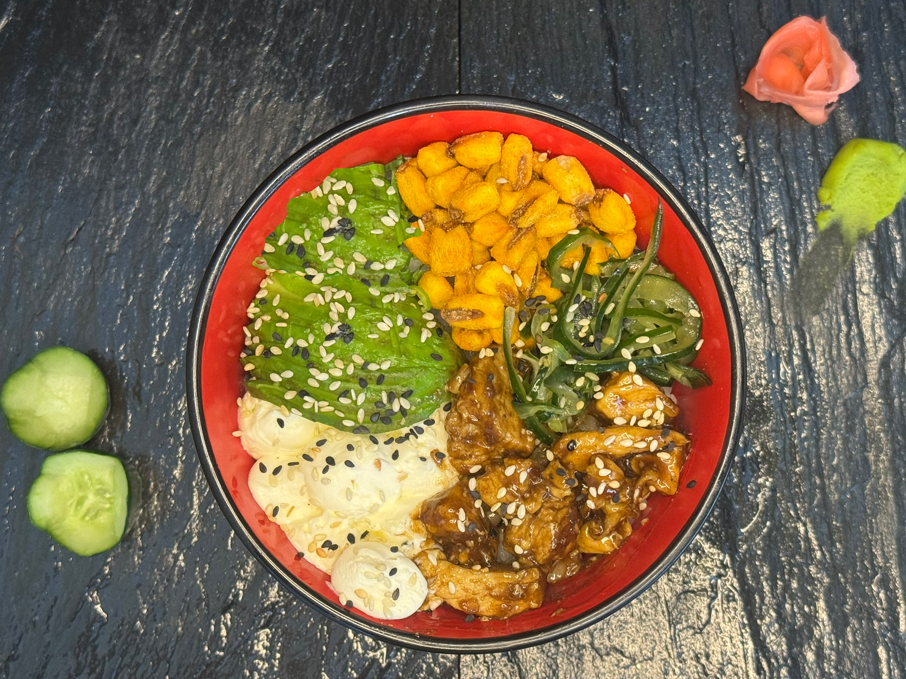 Pollo Teriyaki Poke