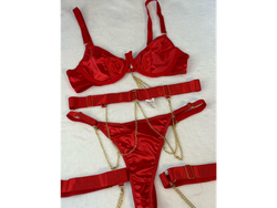 Conjunto cadenas doradas