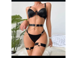 Conjunto arnés y cadenas