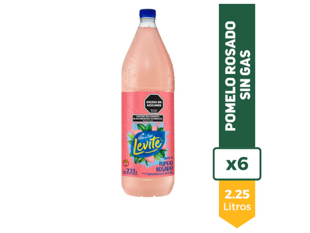 Levite Pomelo Rosado 2.25L