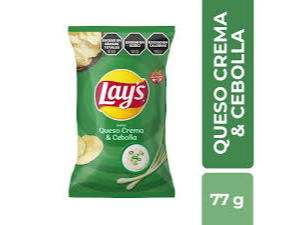 LAY'S Queso Crema y Cebolla
