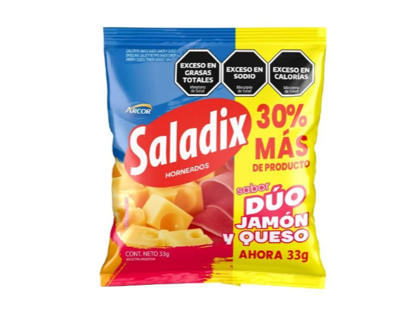 Saladix Jamon y Queso 40g