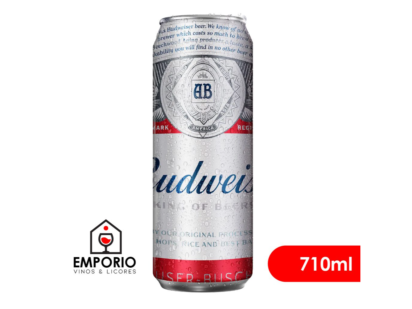 Laton Budweiser 710ml