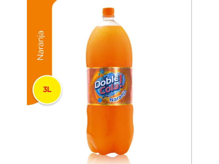 Doble Cola Naranja 3 Litros
