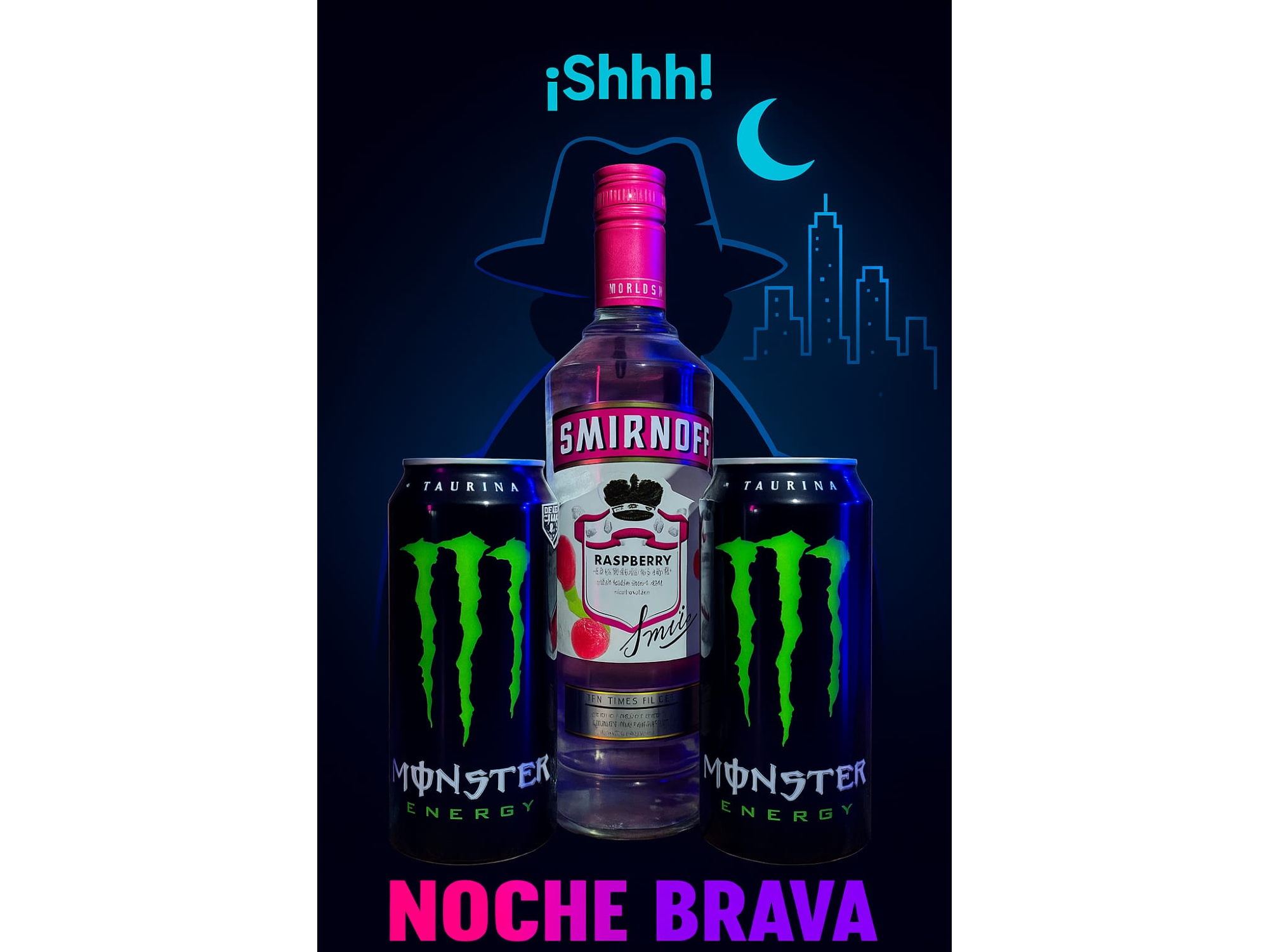 Smirnof + 2 Monster