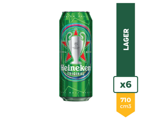 Laton Heineken 710ml