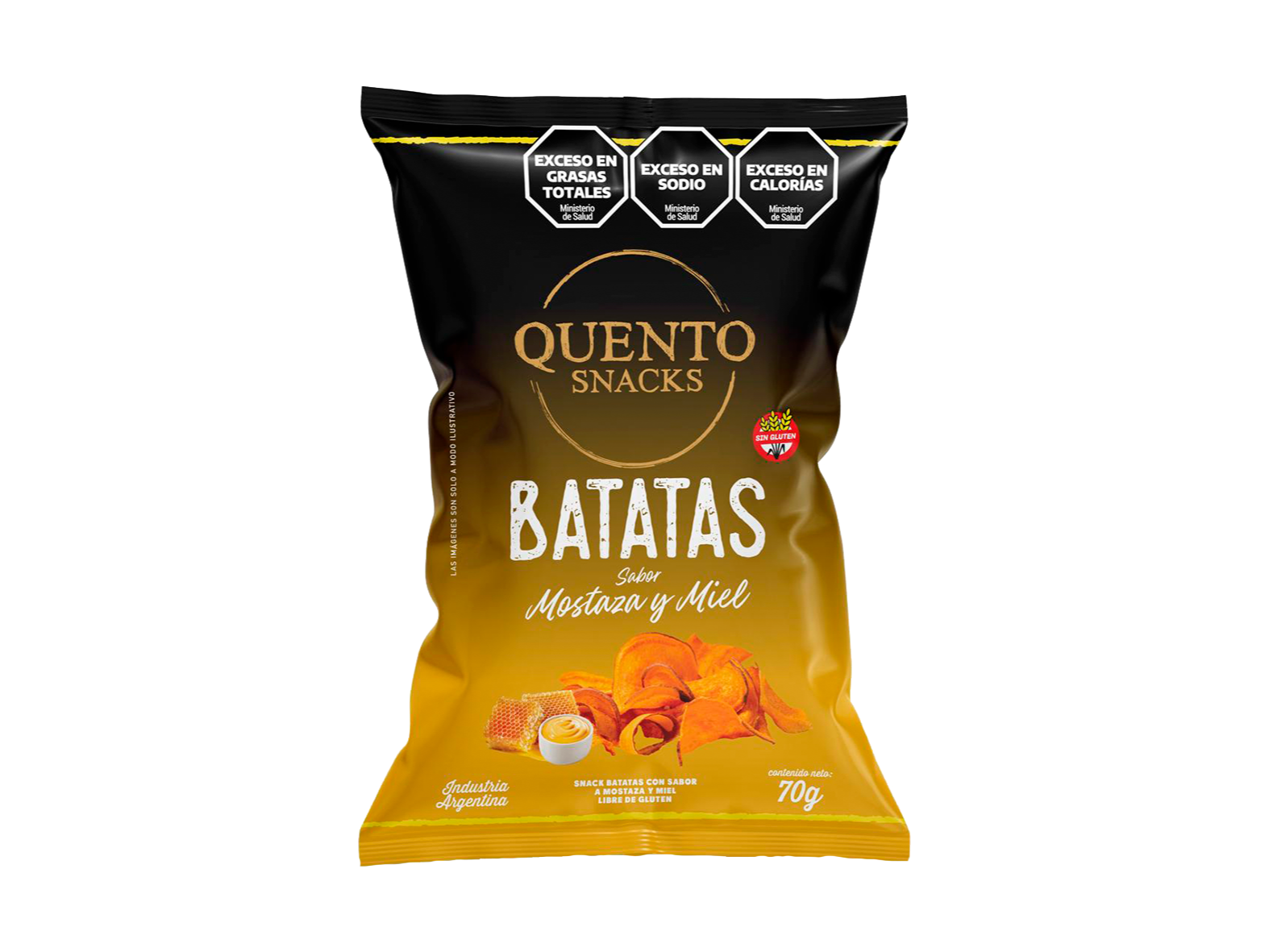 Batatas mostaza y miel