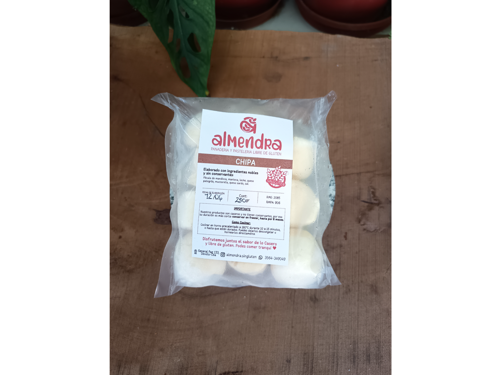 Chipa queso azul
