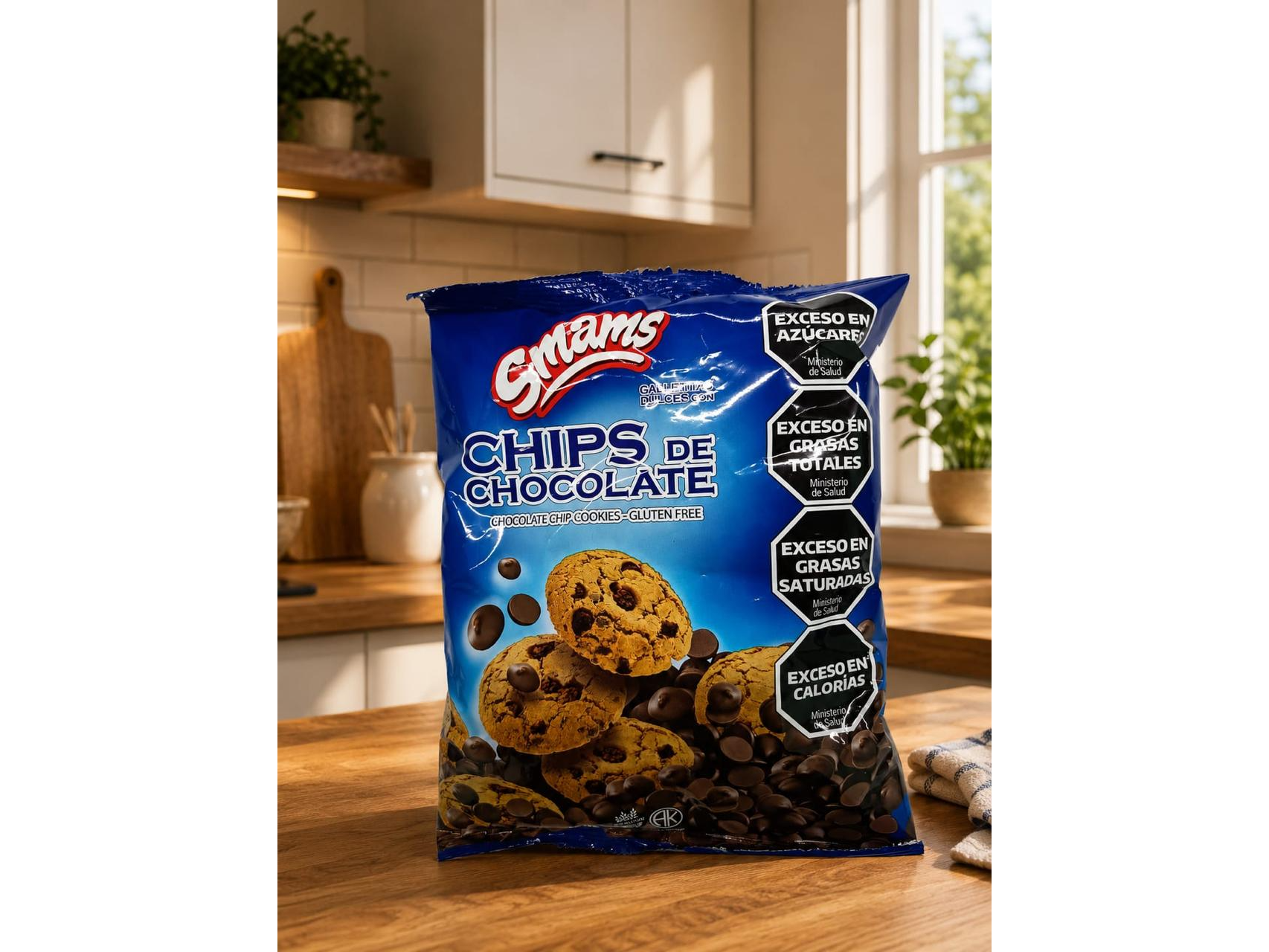 Galletita con chips de chocolate