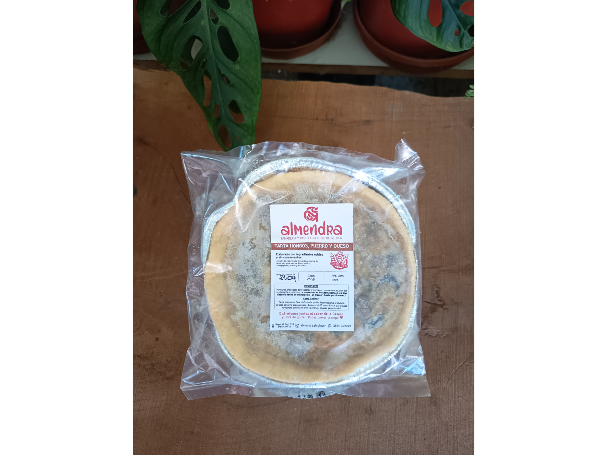 Hongo, puerro y queso