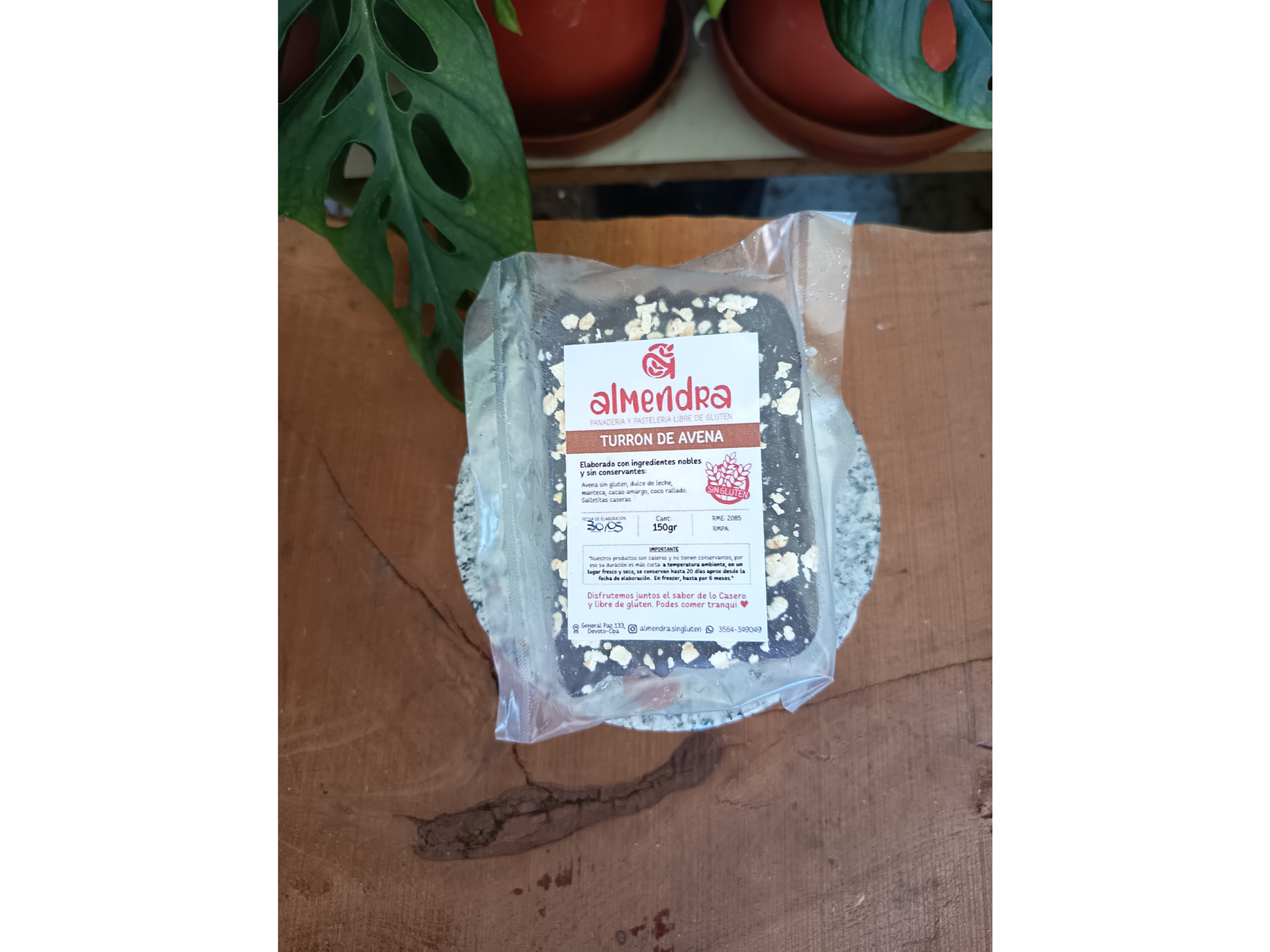 Turrón de avena