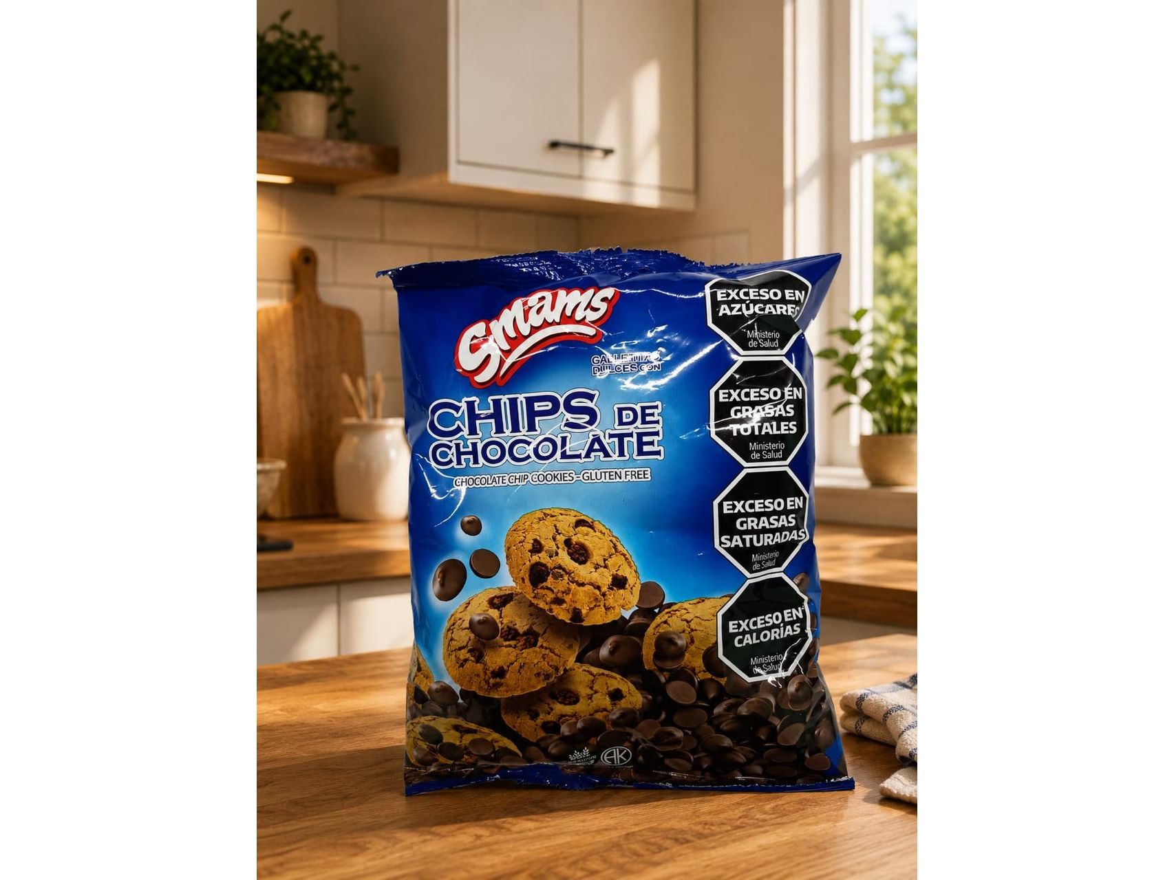Galletita con chips de chocolate