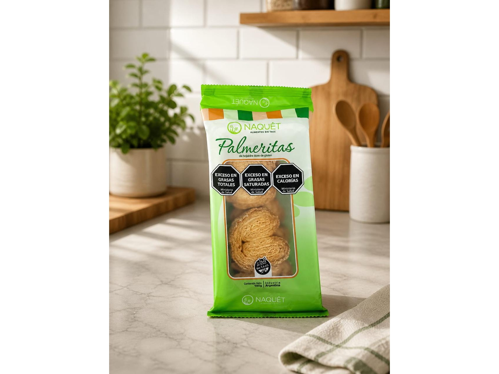 Palmeritas de hojaldre