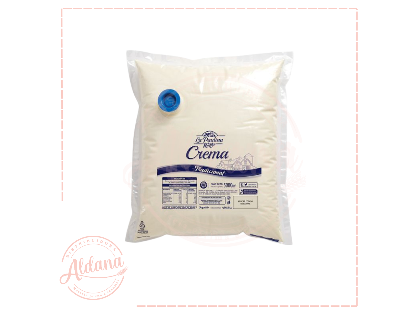 Crema de leche La paulina 36%