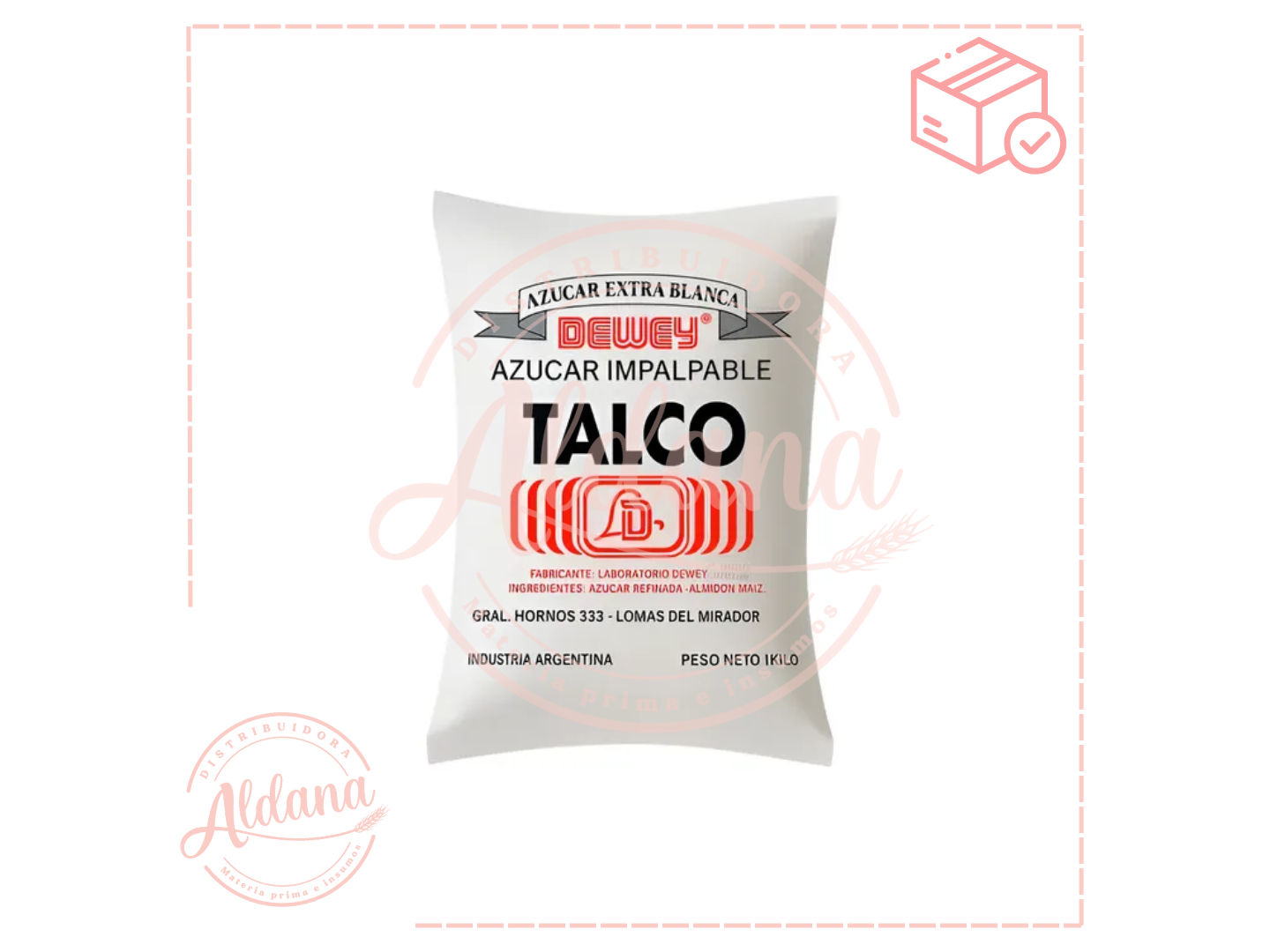 Azucar impalpable talco