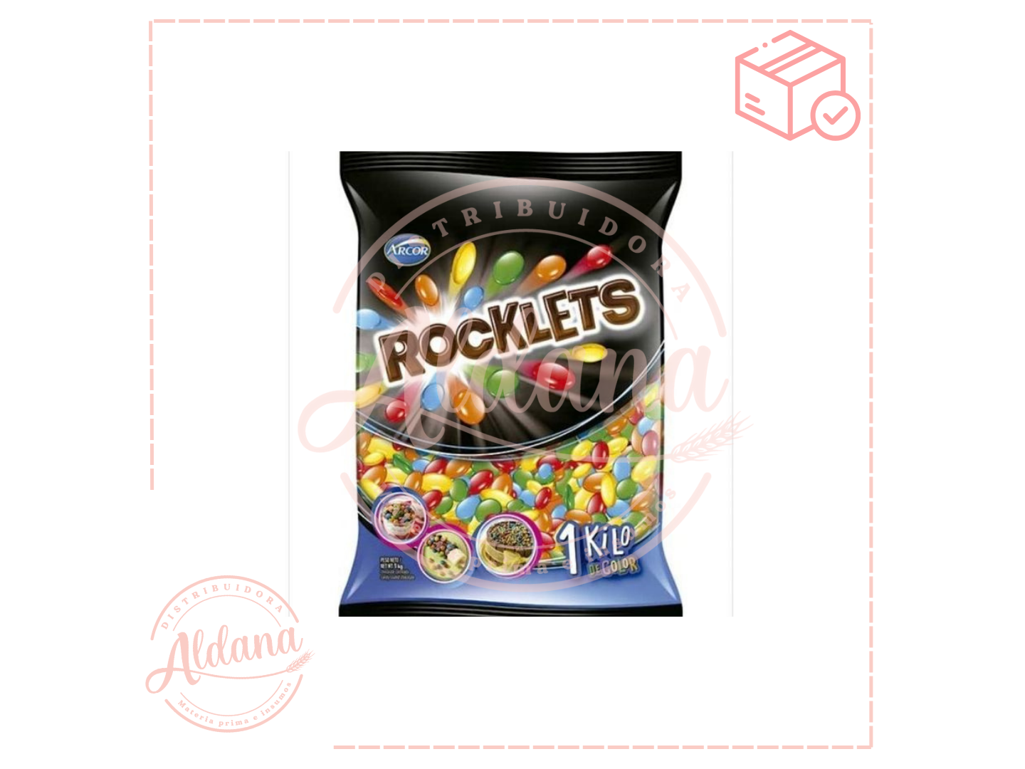 Lentejas de chocolate Rocklets