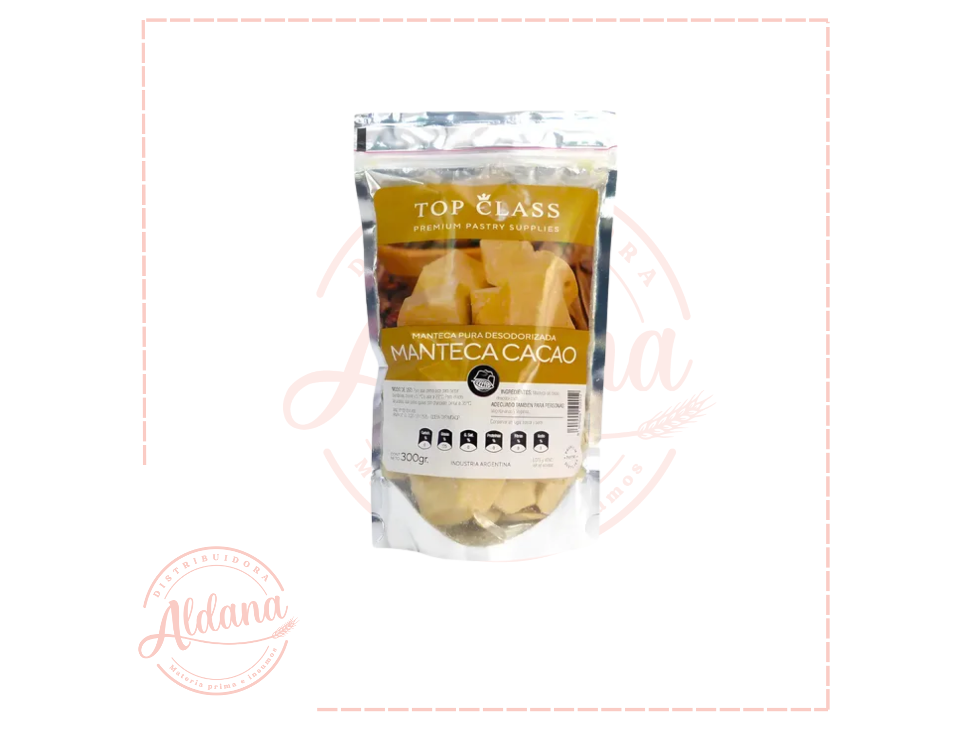 Manteca de cacao top class 100gr