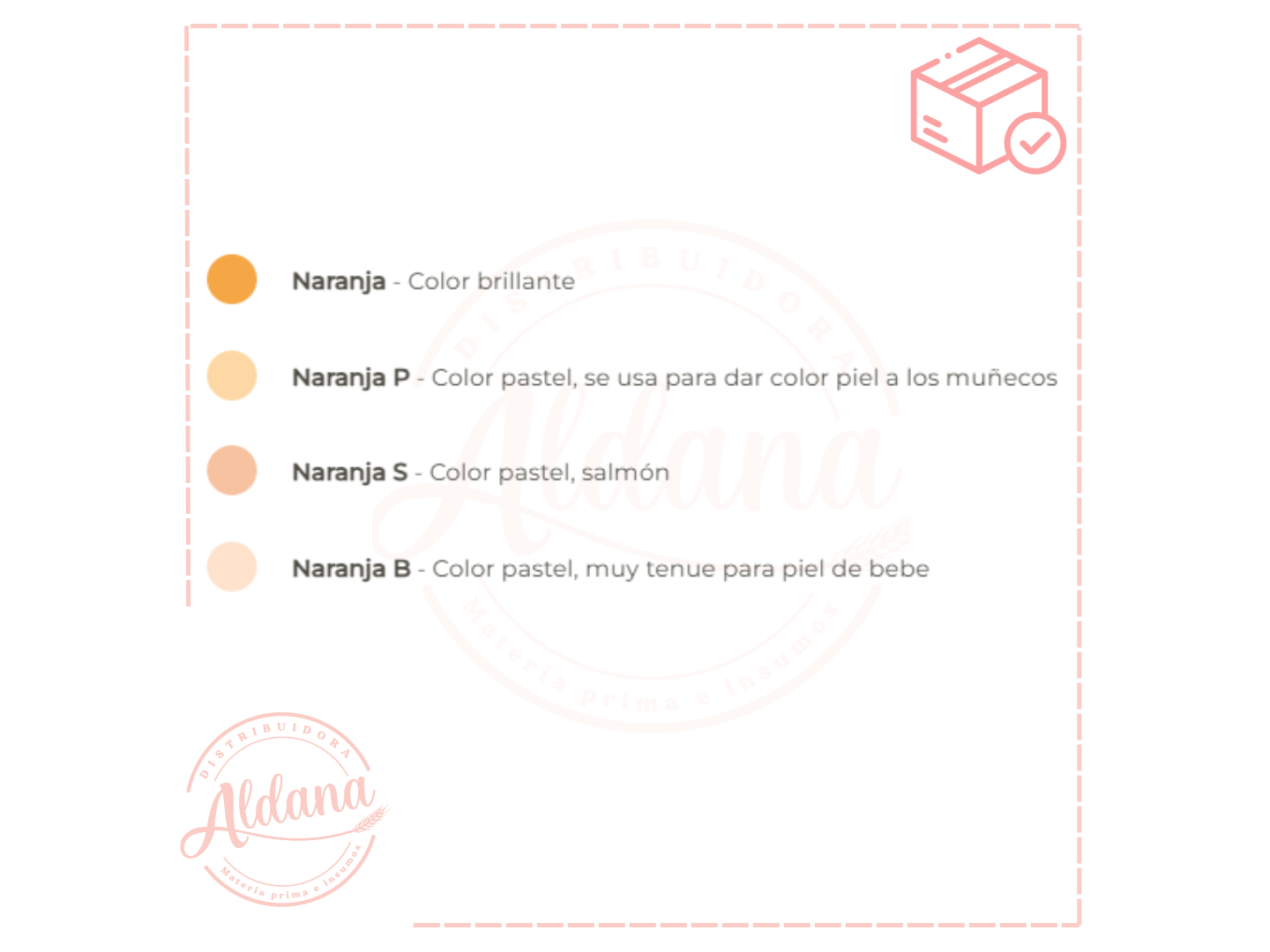 Colorante pasta Naranja Fleibor