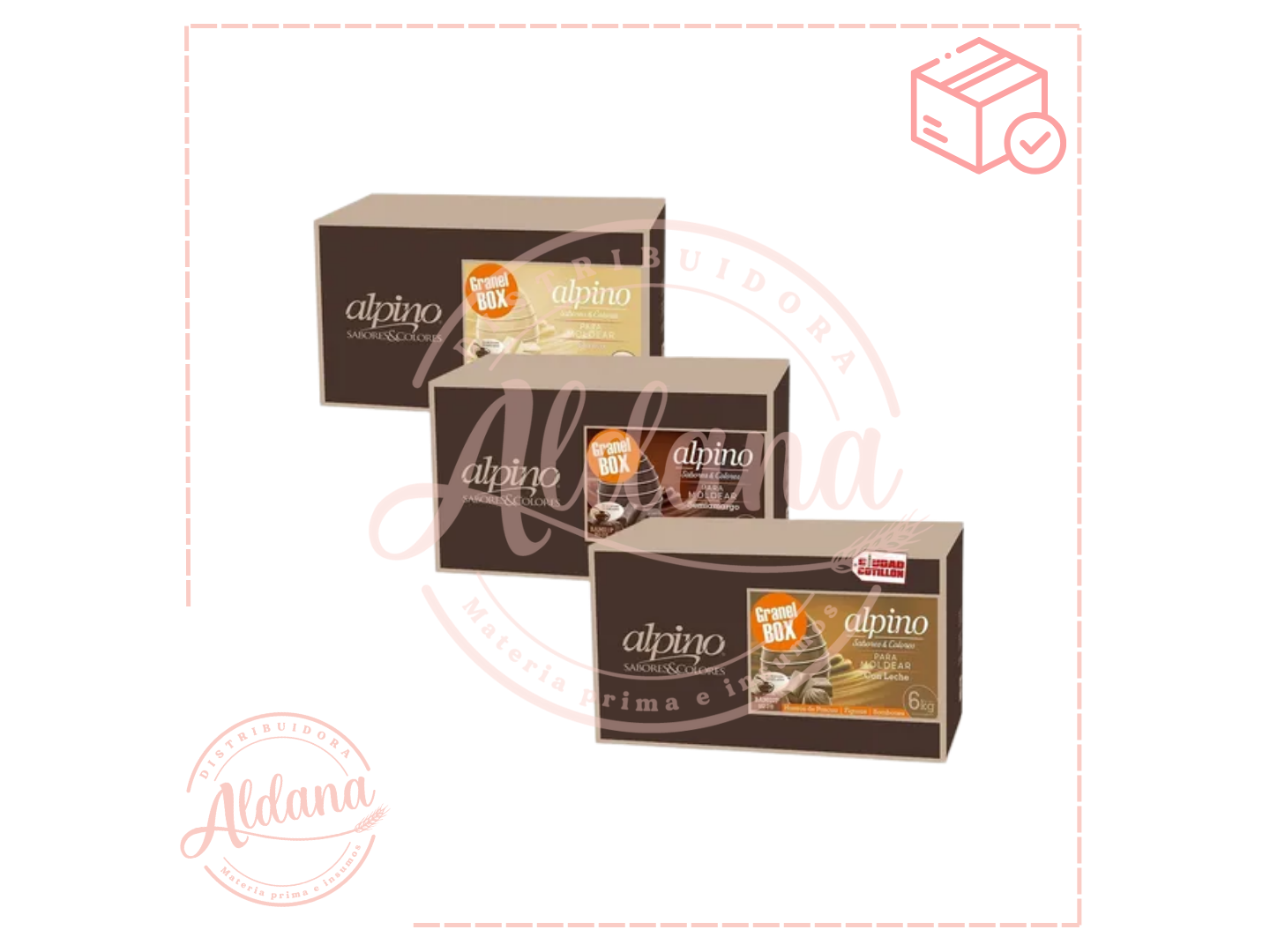 Chocolate baño stick Alpino Box