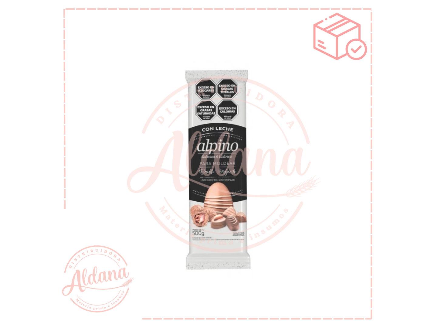 Chocolate baño tableta alpino