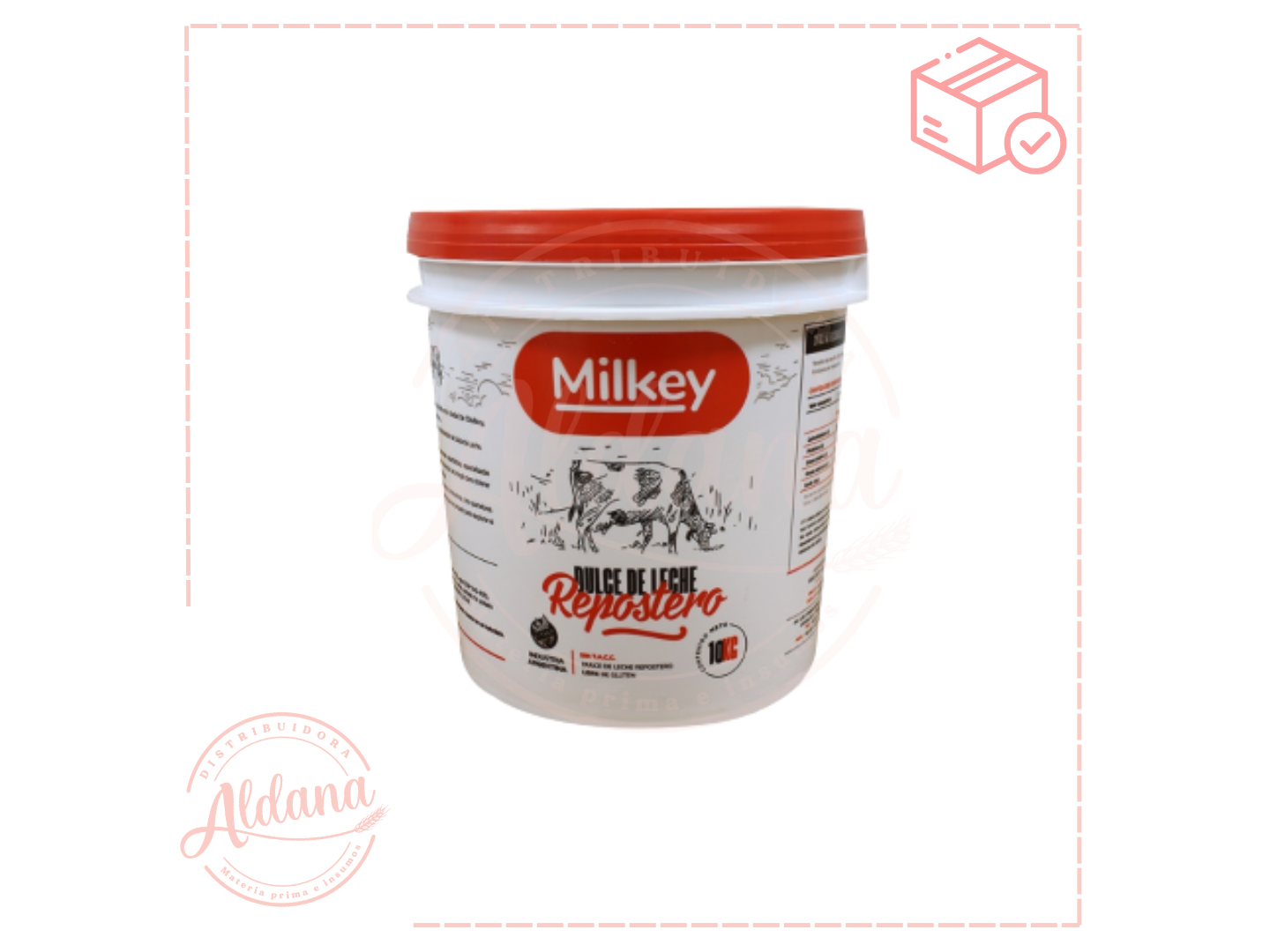 Dulce de leche Milkey repostero (plastico)
