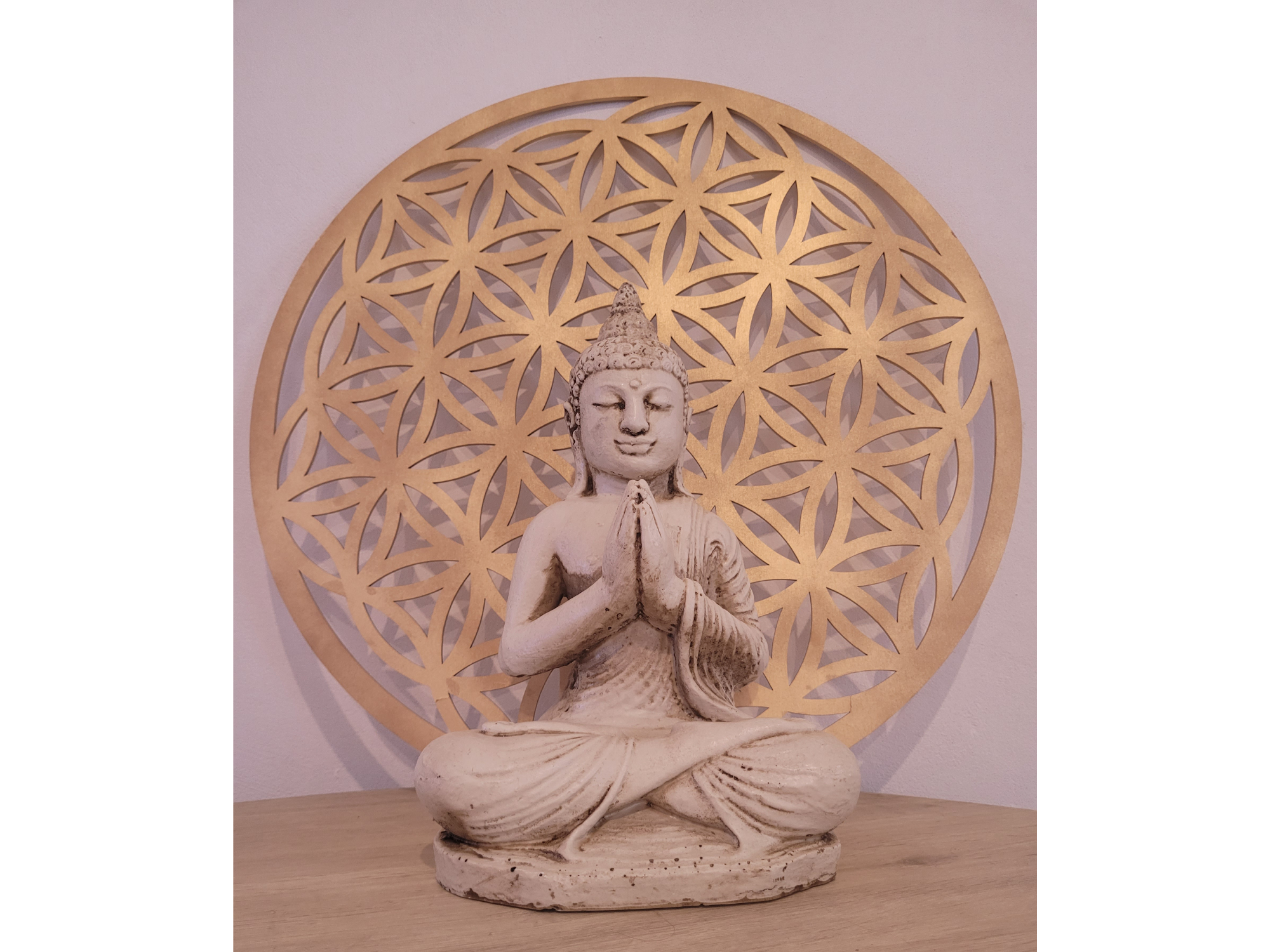 Buda rezando 35cm