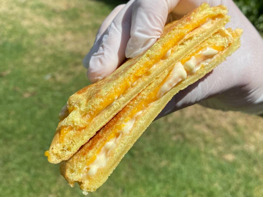 Tostado de cheddar