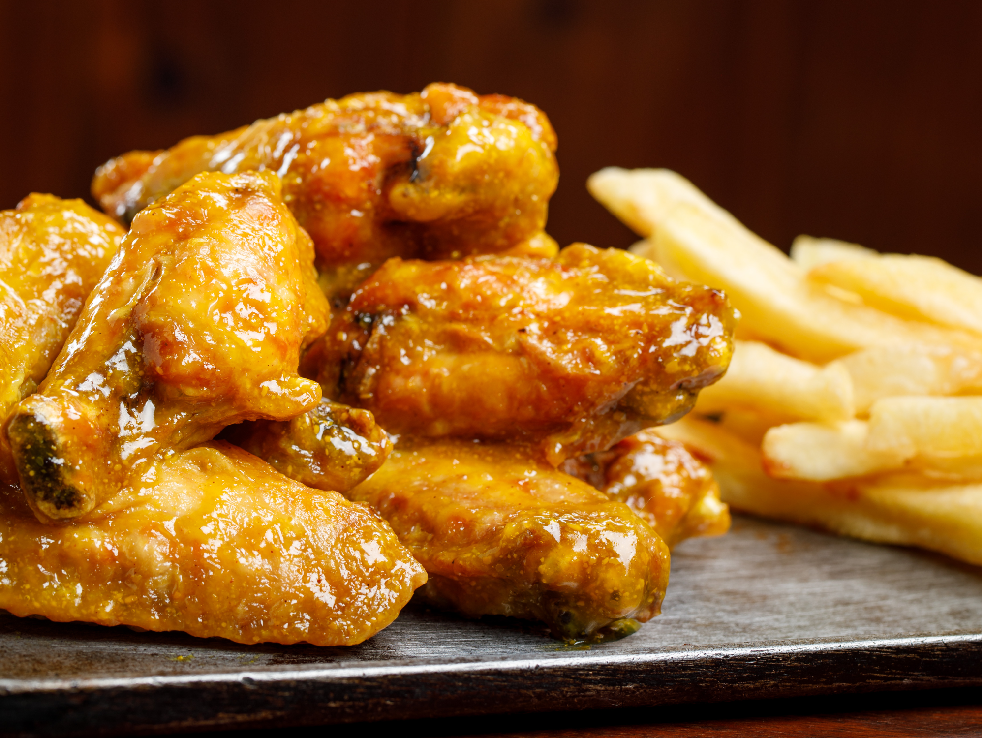 Honey mustard wings