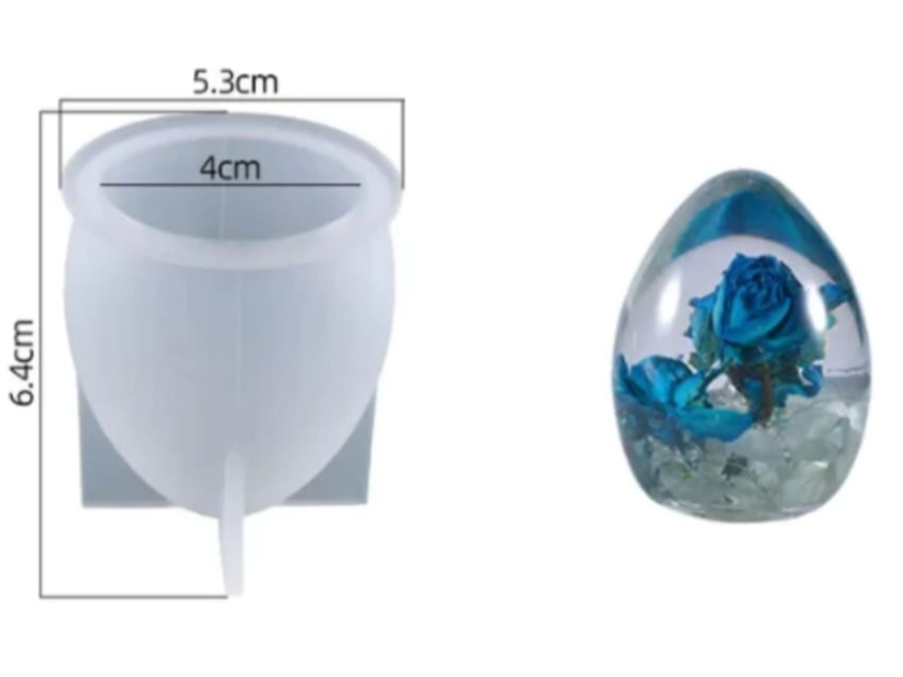 Molde de silicona huevo