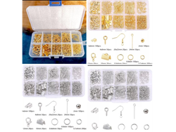 Kit fornituras para armado de aros, collares y pulseras