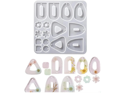 Molde 8 pares de aros