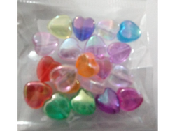 Corazones tornasol