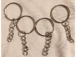 Argollas para llaveros.