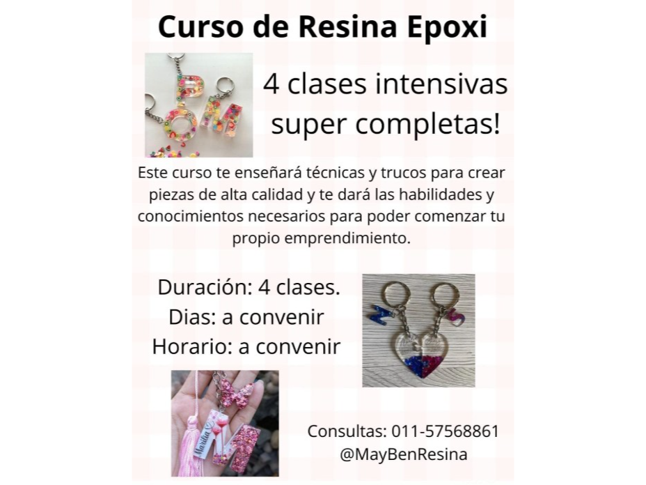 Curso de resina inicial,duración 3 clases