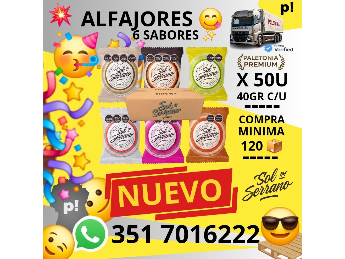 PALLET SURTIDO 120 CAJAS