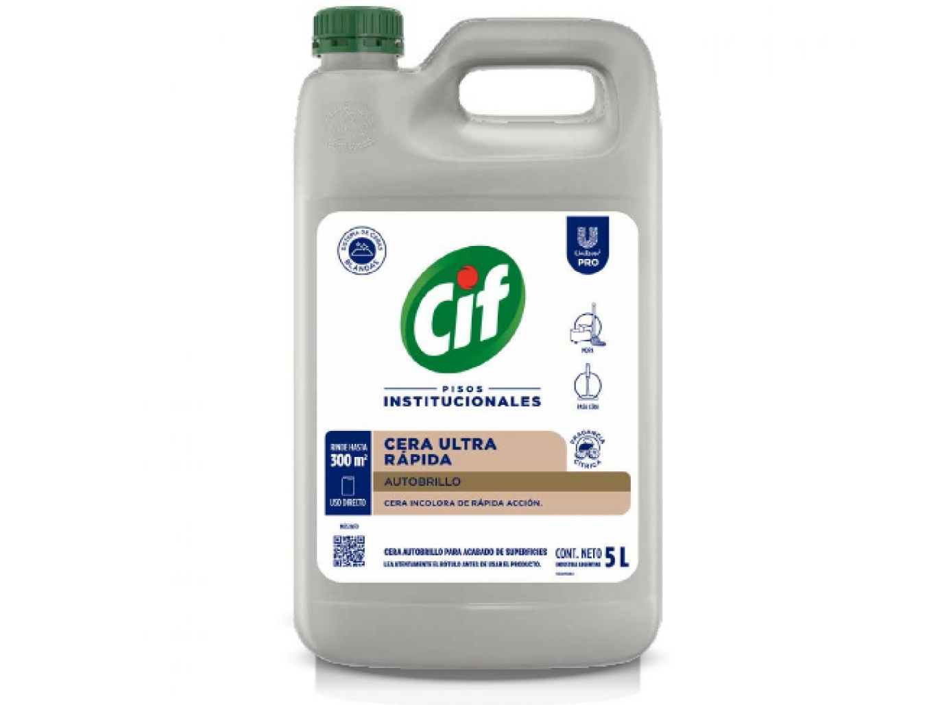 CIF CERA ULTRA RAPIDA INCOLORA X 5LTS