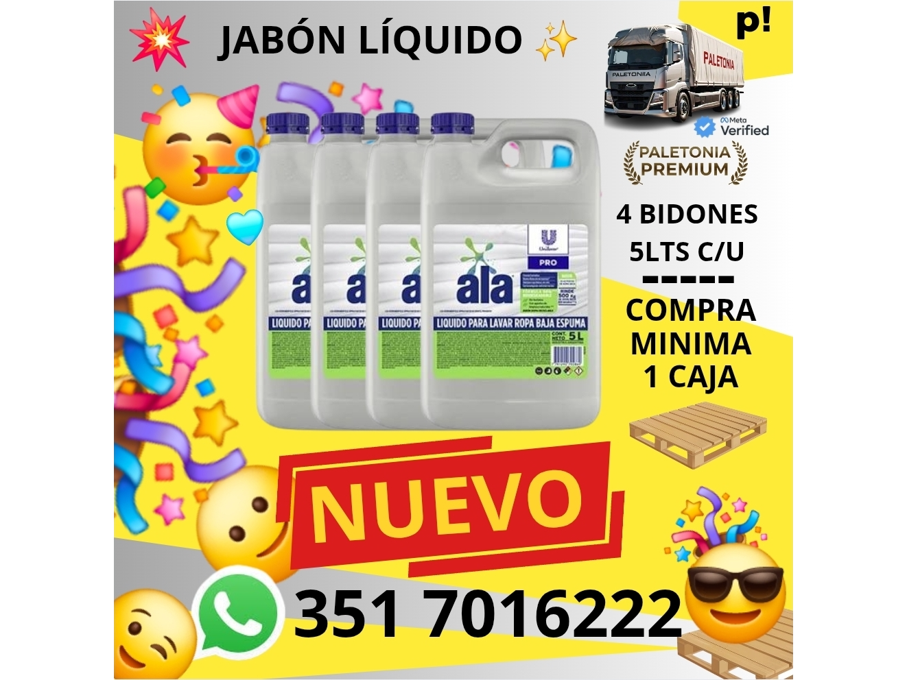 ALA LIQ. ROPA ECOLAVADO BOT X5L