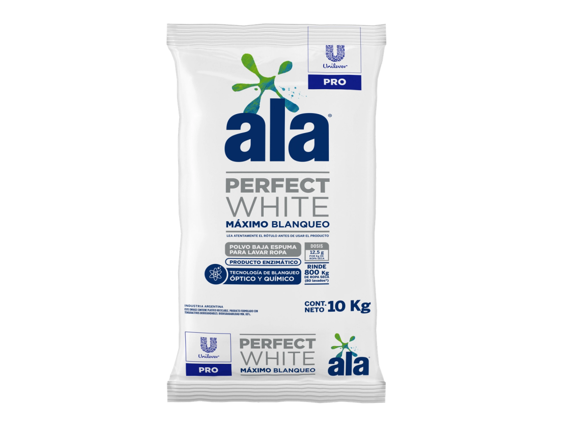 JABON EN POLVO ALA PERFECT WHITE 10KG