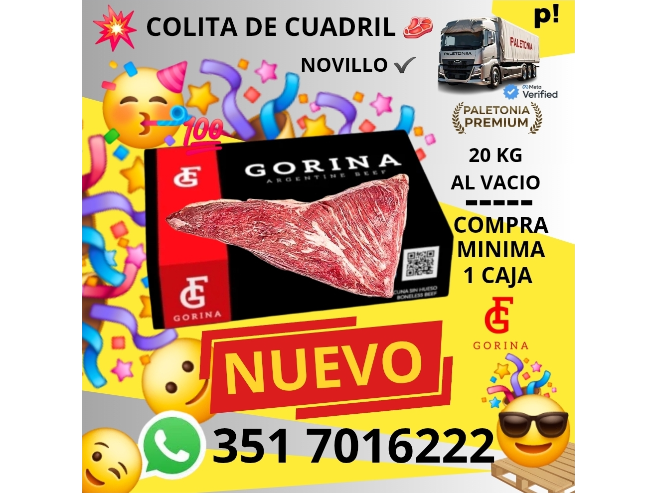 COLITA DE CUADRIL X 20KG