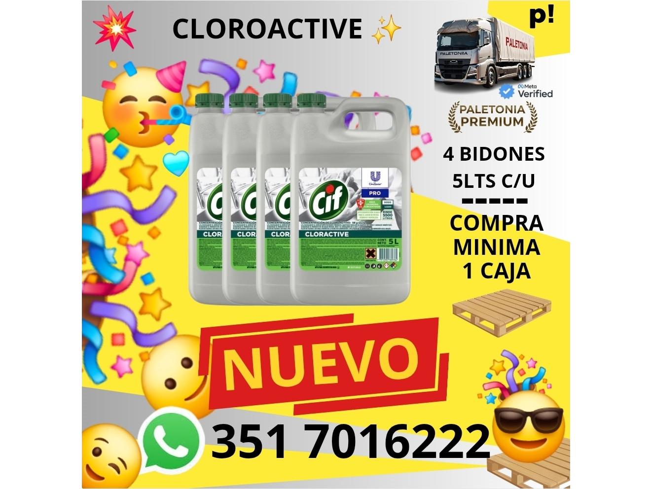 CIF CLOROACTIVE BOT X5L