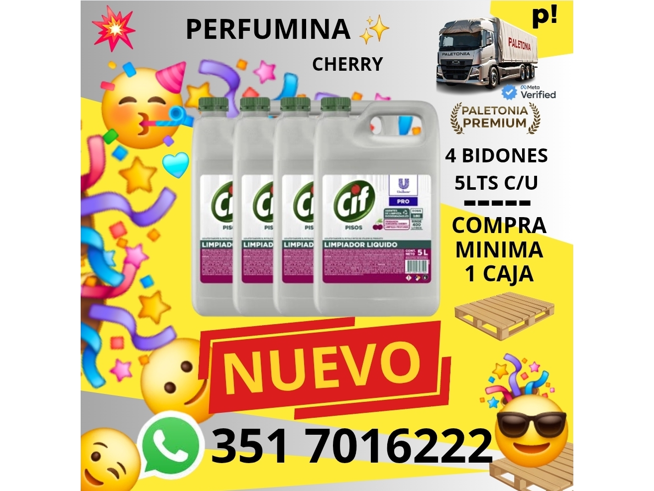 CIF PISOS CHERRY BOT X5L