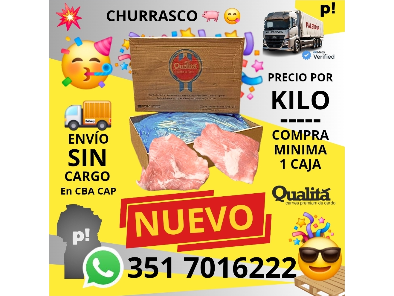 CHURRASQUITO DE CERDO X 20 K APROX